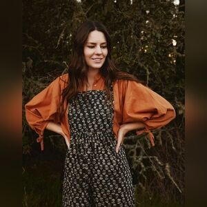 Doen Shanti blockprint overalls, medium